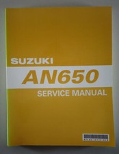 Workshop Manual/Repair Manual Suzuki AN 650 Burgman Scooter/Scooter from 2002