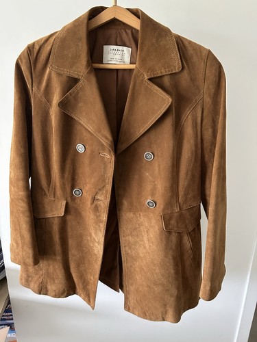 Veste daim leather - tabac, femme