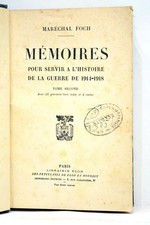 LIVRE ANCIEN FOCH HISTOIRE DE