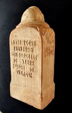 BORNE Terre G. DEBLAIZE VERDUN TAIN MEUSE War 14/18 WW1 HAIRY MILITARIA