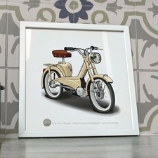 Poster Mobylette Motobecane