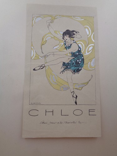 Gravure pochoir chloe - gravure,