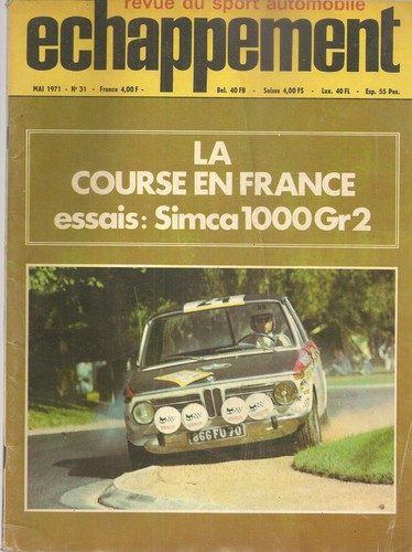 Echappement 1971 essai - 31,