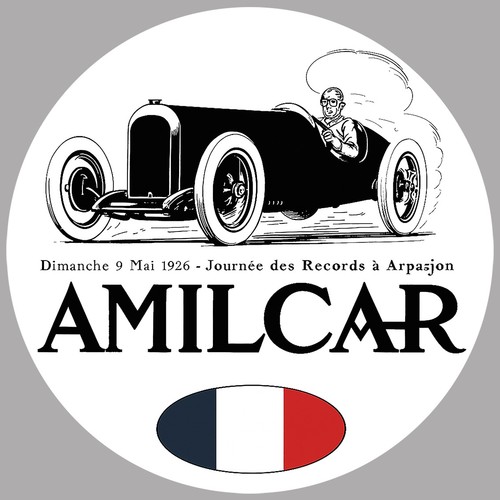 Sticker amilcar vintage - amilcar, retro