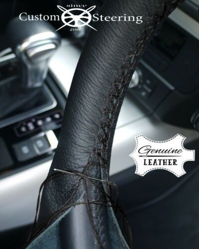 Housse volant cuir - volant, en