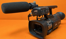 JVC GY-HM100U 3CCD Camcorder w/Microphone *Tested * No Battery or SD Card