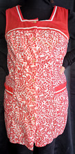 Nylon dederon smock apron - dederon,