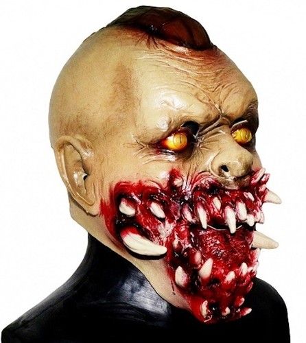 Masque latex démon de - masque, en