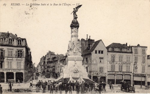 Reims fontaine subé rue - reims,