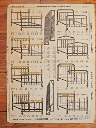Ancienne publicité génin - f-j,