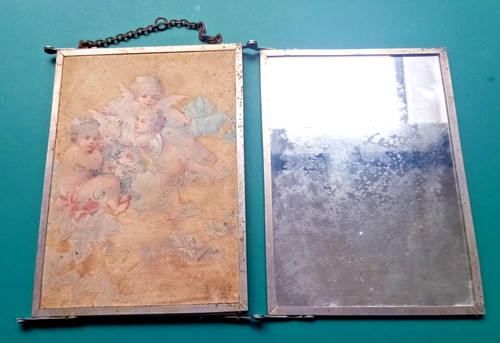 1900 charmant miroir - c.,