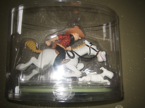 Figurine tintin cow boy et - tintin,