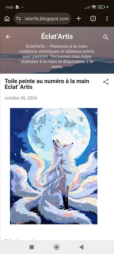 Tableau peinture acrylique