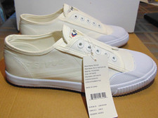 FEIYUE WHITE CANVAS SHOES SNEAKERS FE LO 1920 SLIP ON MEN  6 M,  WOMEN'S 8 W