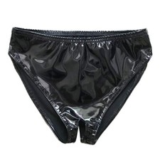 Femme Faux Latex Slip