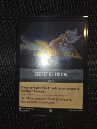 Carte lorcana décret - lorcana, de