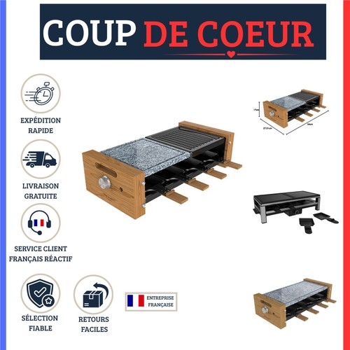 Raclette cecotec 1200 8 - raclette,