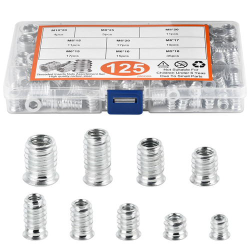 Inserts filetés 125 pièces - filetés,