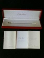 MUST DE CARTIER RED STYLO BILLE HARD MUST ll BOX & PAPERS FOR PEN