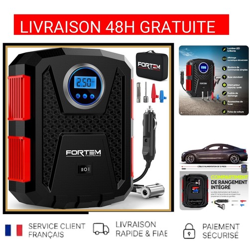 Gonfleur pneu voiture 12v 230v - gonfleur,