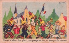 carte postale ancienne thème