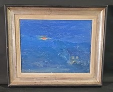 Tableau grande huile Paysage