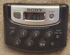 Sony Walkman SRF-M37W Portable AM/FM Digital Tuning Band Radio - EUC - QwikShip!