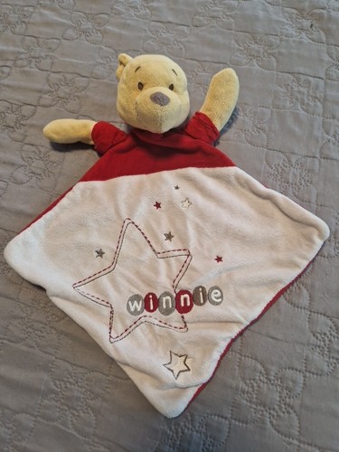 Doudou plat winnie - winnie, blanc