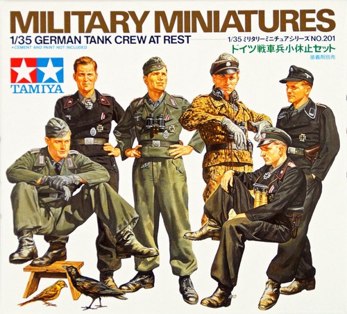 Tamiya 35201 german tank crew - tamiya,