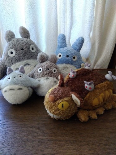 Peluche ghibli totoro - totoro, catbus
