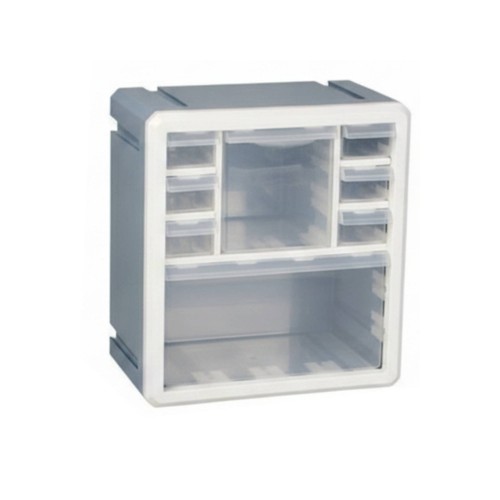 Cabinet tiroirs transparents - cabinet,