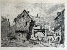 Paul Huet gravure eau forte