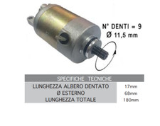 Démarreur Yamaha Maxster 125 Cc 2001>2002