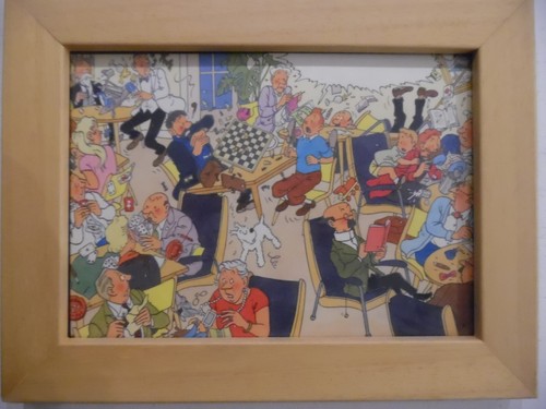 Cadre tintin tibet - tintin,