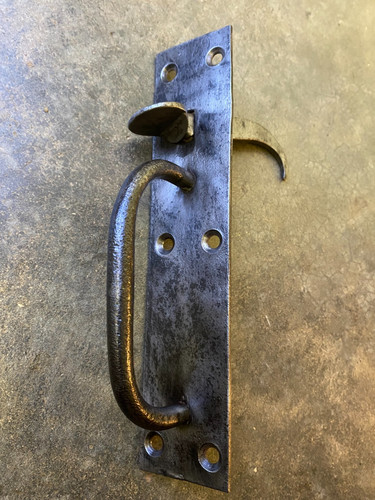 Loquet poucier fer forgé - loquet,