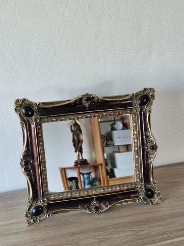 Miroir vintage bois style - en,