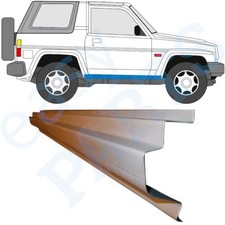 DAIHATSU FOURTRAK ROCKY 1985-1993 Réparation de Seuil / Droite = Gauche