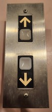 Vintage Dover Elevator Hall Button (Intermediate) With Up And Down Buttons