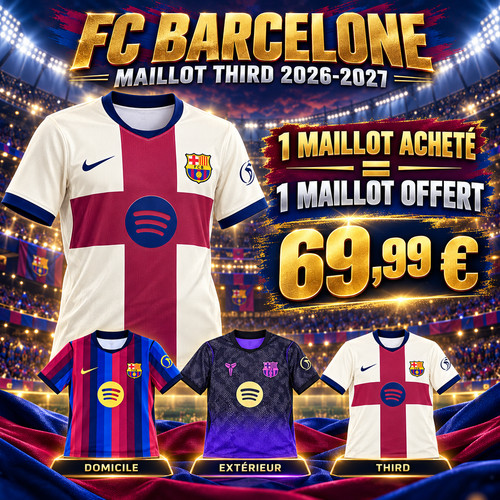 Maillot barcelone third - maillot,