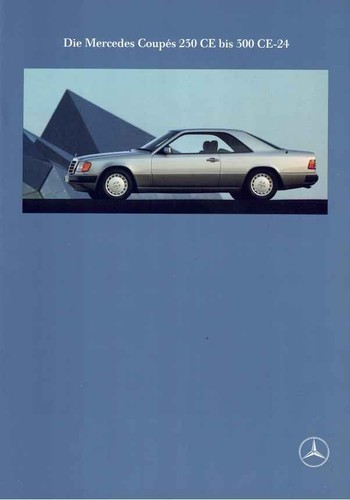 Brochure mercedes c124 coupé - brochure,