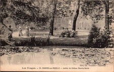 *75994 postcard 88 charms on Moselle - garden of the castle Maurice Barrès
