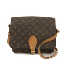 Louis Vuitton Cartouchiere GM Monogram Crossbody Shoulder Bag Brown/8BH0410