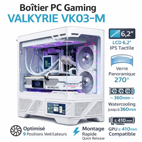 Boîtier gaming valkyrie - boîtier,