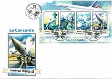 ENVELOPPE CONCORDE  BLOC TOGO
