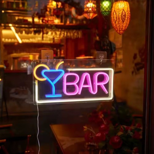 Panneau neon led bar deco - panneau,
