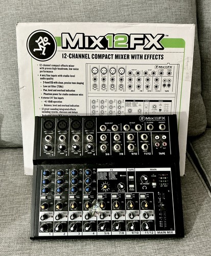 Mackie mix12fx channel - mackie, 12-channel