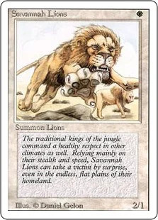 Magic mtg savannah lions - savannah,