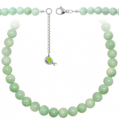 Collier jade vert - collier,