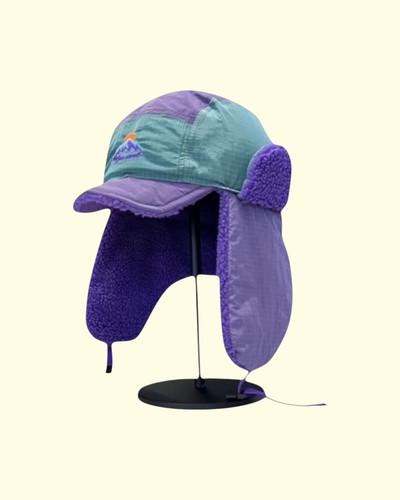 Chapka homme violet/turquoise