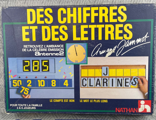 Des chiffres - des, lettres
